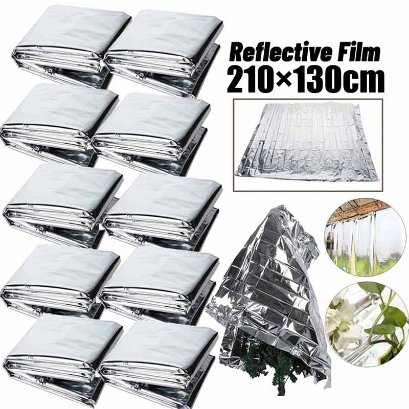 Greenhouse Plastic Film - 1-10 pçs jardim prata mylar filme