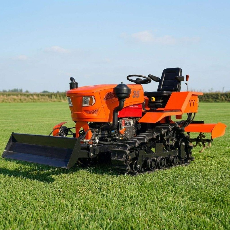 Trator de Esteira 4x4 com Enxa - Farming Equipment For Agriculture avaliação e preço